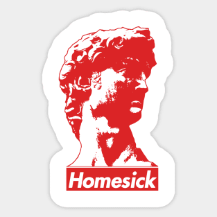 h o m e s i c k Sticker